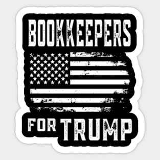 Bookkeepers For Trump Sticker